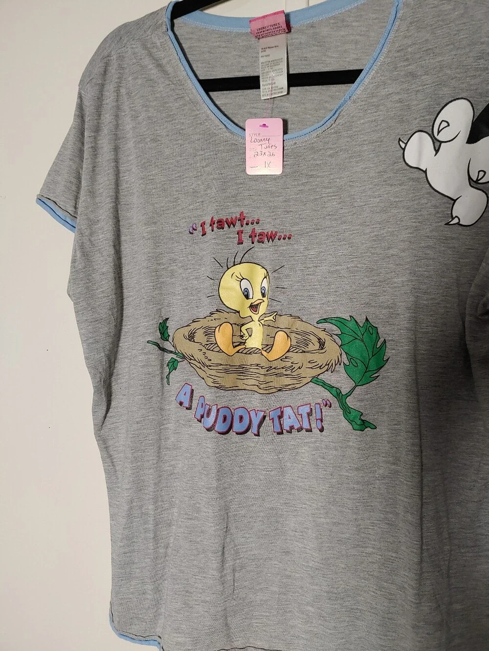 Looney Tunes 1X Tweety Super Cute Short Sleeve Lightweight Pajama Set